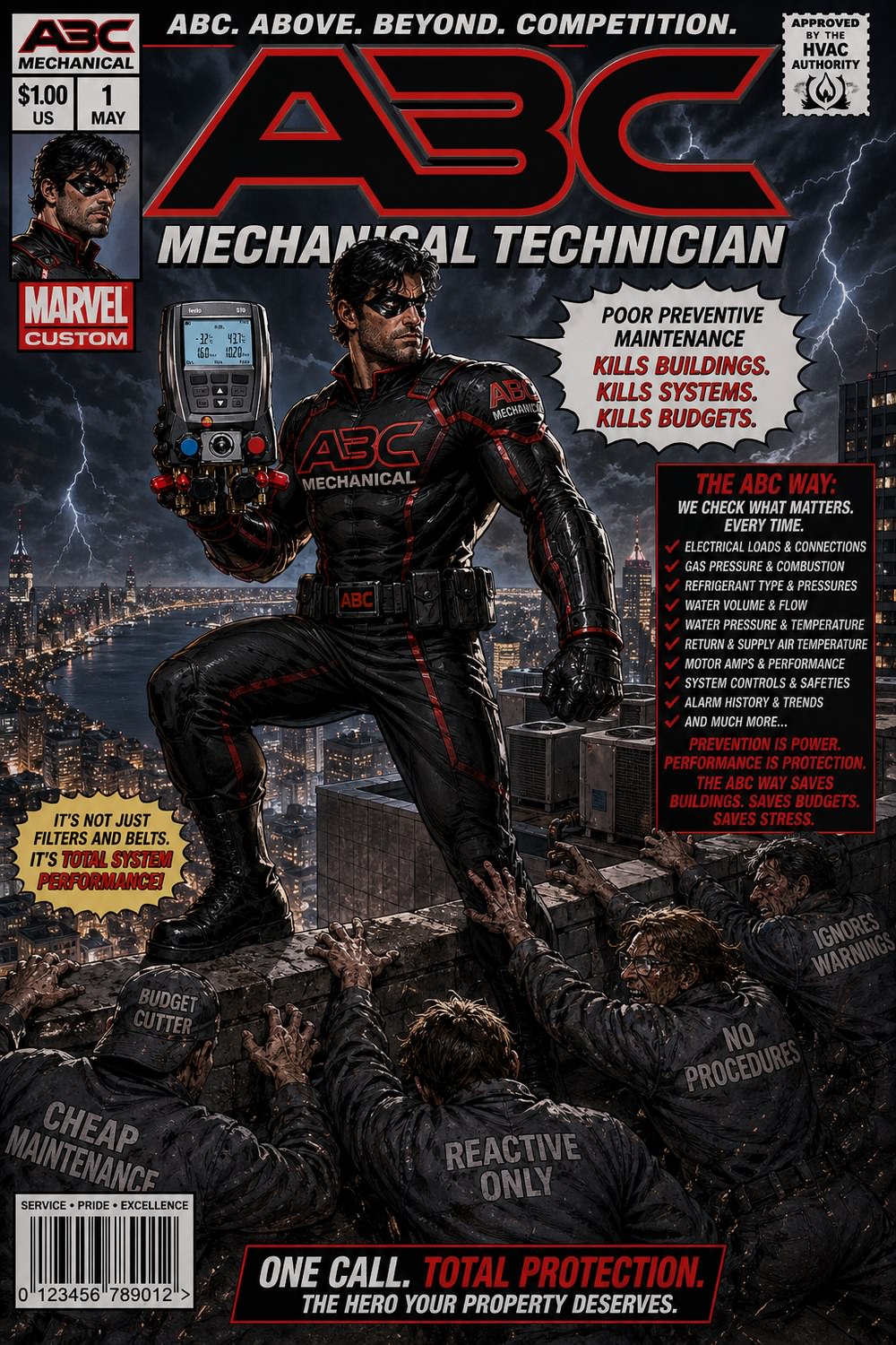 ABC Mechanical Comic — Issue #1: Mechanical Technician — Total System Performance